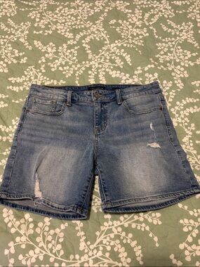 Lucky Brand Light Blue Distressed Denim Shorts